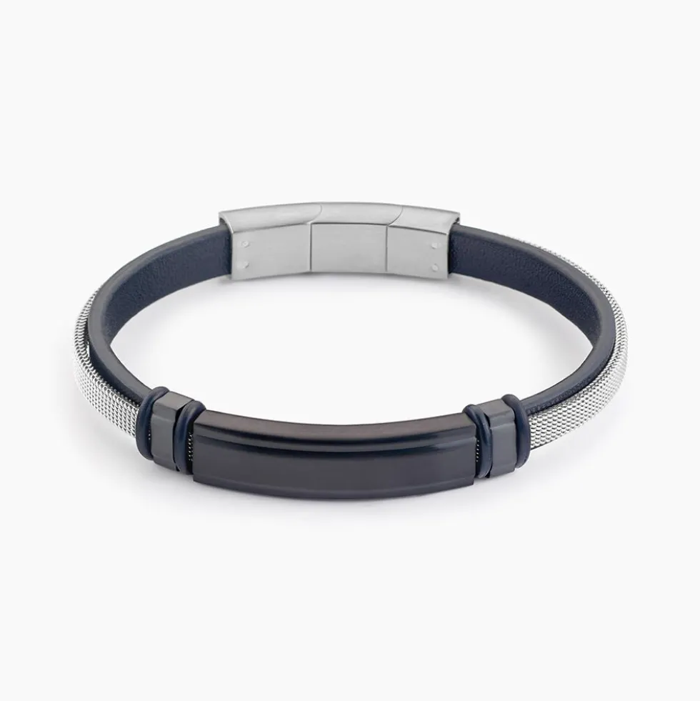 Bracelet Cuir De Vache Noir
