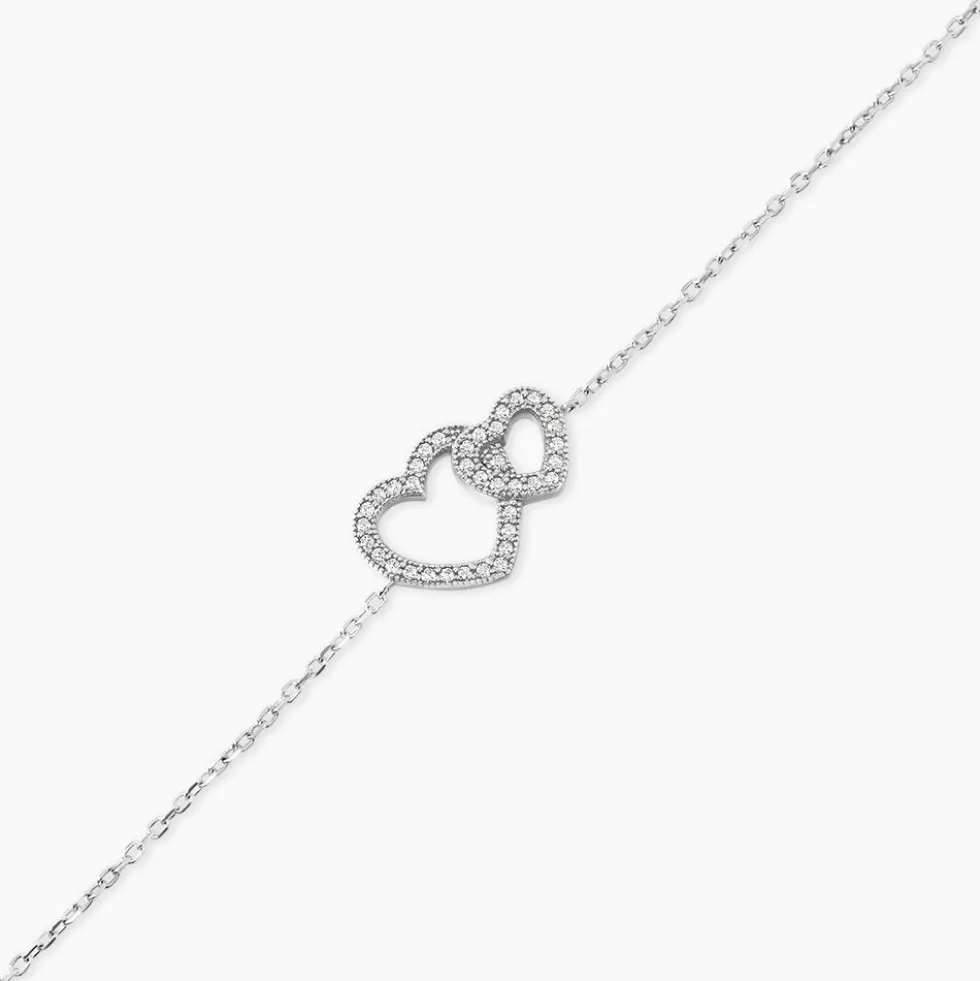 Bracelet Davia Argent Blanc Oxyde De Zirconium