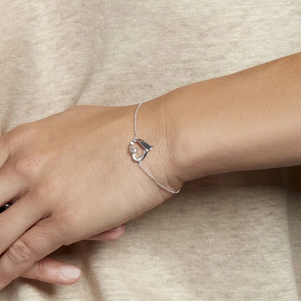 Bracelet Daviane Argent Blanc Oxyde De Zirconium