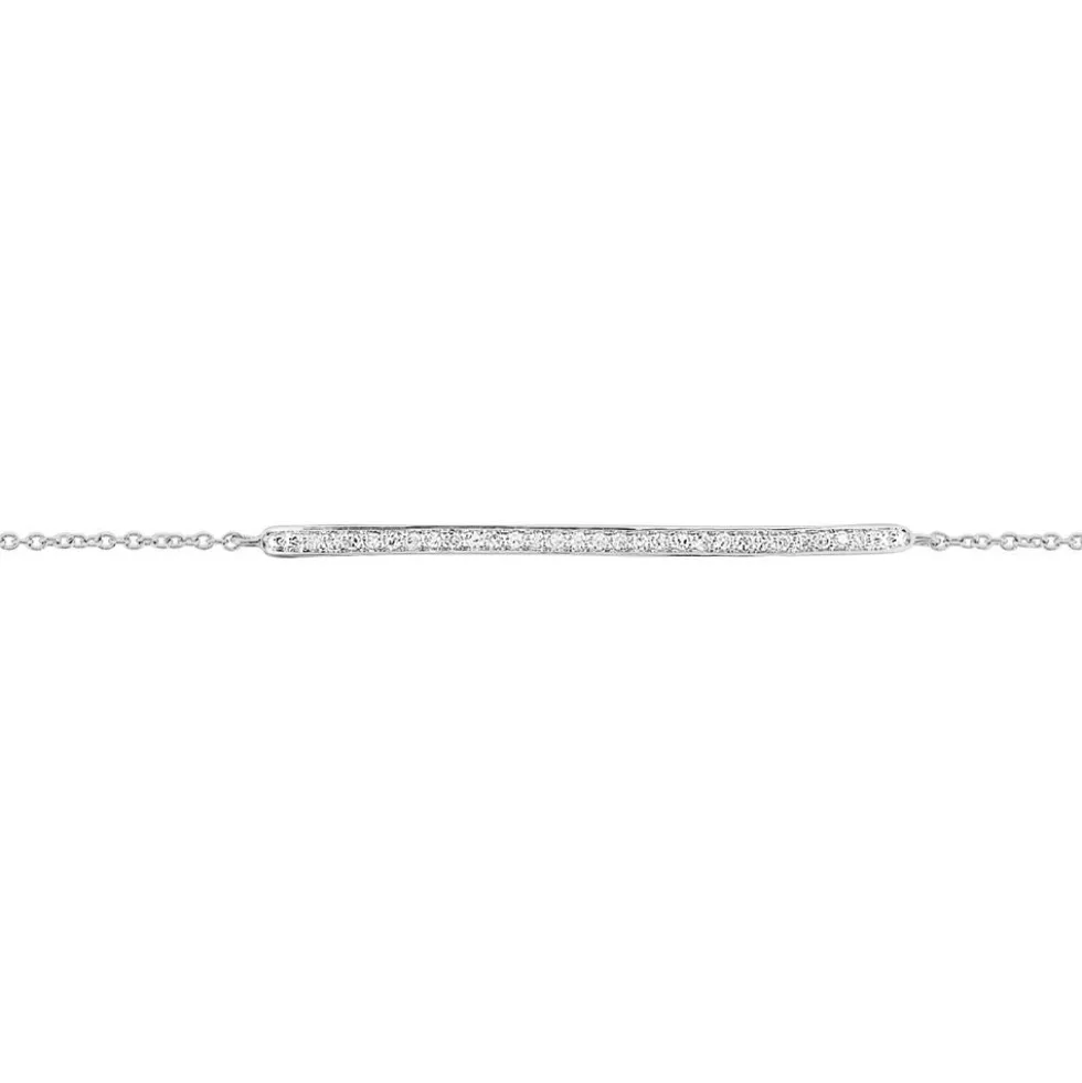 Bracelet Deniela Or Blanc Diamant