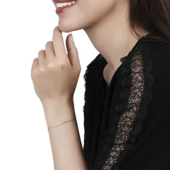 Bracelet Deniela Or Blanc Diamant
