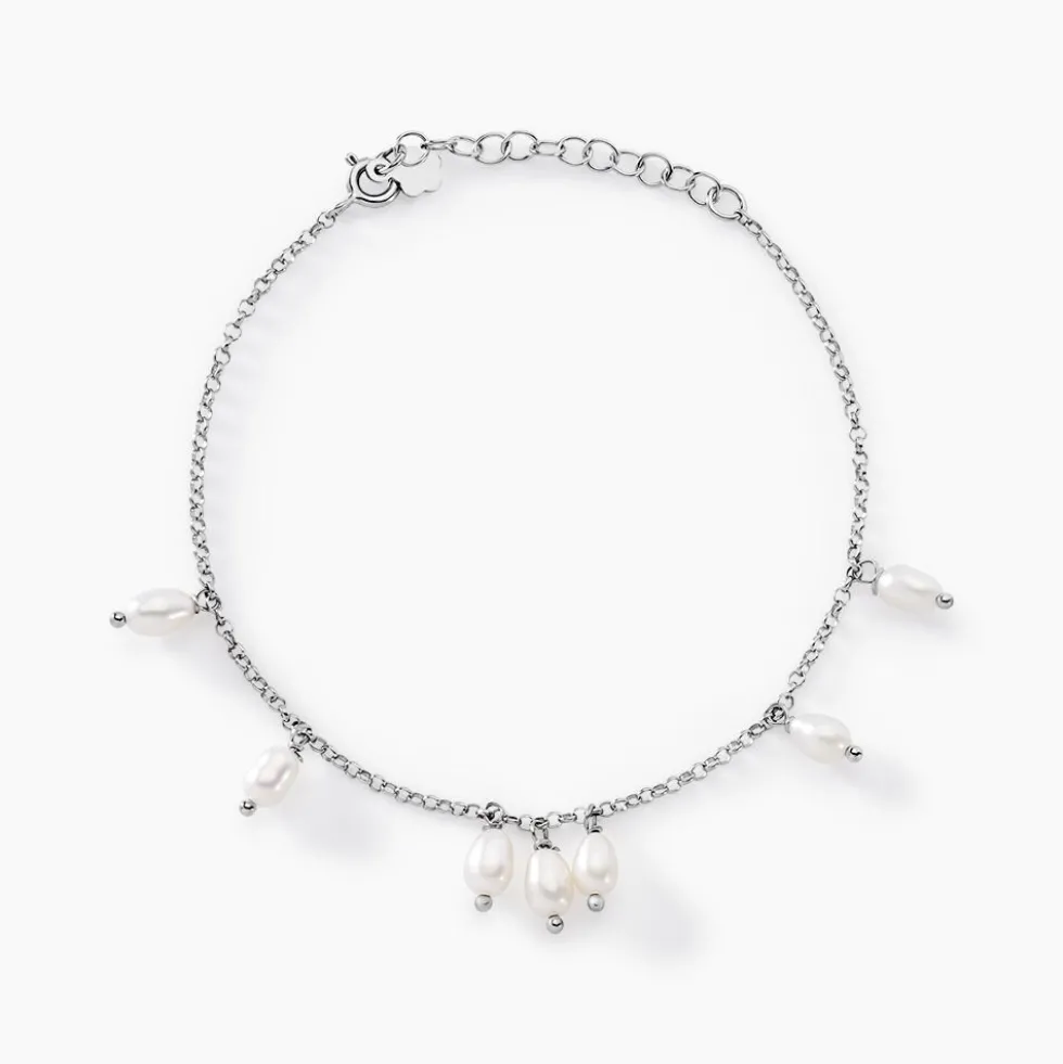 Bracelet Didem Argent Blanc Perle De Culture