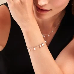 Bracelet Didem Argent Blanc Perle De Culture