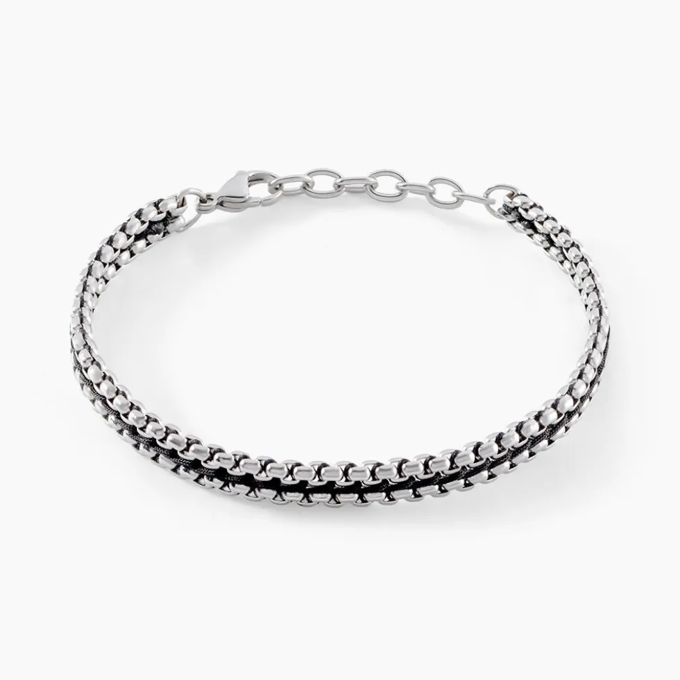 Bracelet Dilhan Acier Blanc