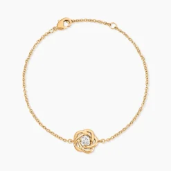 Bracelet Djanaelle Plaqué Or Jaune Oxyde De Zirconium