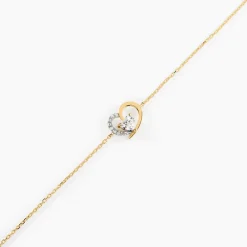 Bracelet Eliana Or Jaune Oxyde De Zirconium