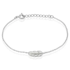 Bracelet Elies Argent Blanc Oxyde De Zirconium