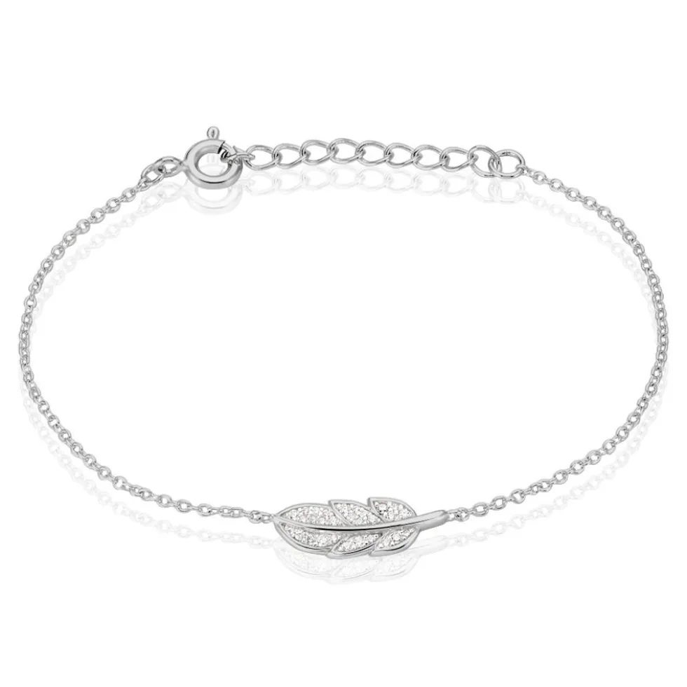 Bracelet Elies Argent Blanc Oxyde De Zirconium