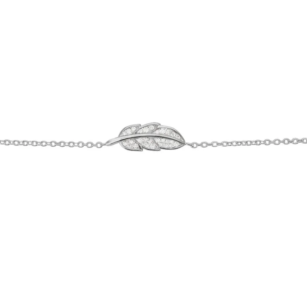 Bracelet Elies Argent Blanc Oxyde De Zirconium