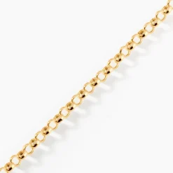 Bracelet Elviaae Maille Jaseron Or Jaune