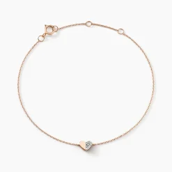 Bracelet Emilia Or Rose Diamant