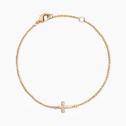 Bracelet Fatos Plaqué Or Jaune Oxyde De Zirconium