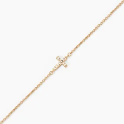 Bracelet Fatos Plaqué Or Jaune Oxyde De Zirconium