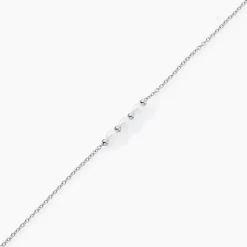 Bracelet Felisia Argent Blanc Perle De Culture