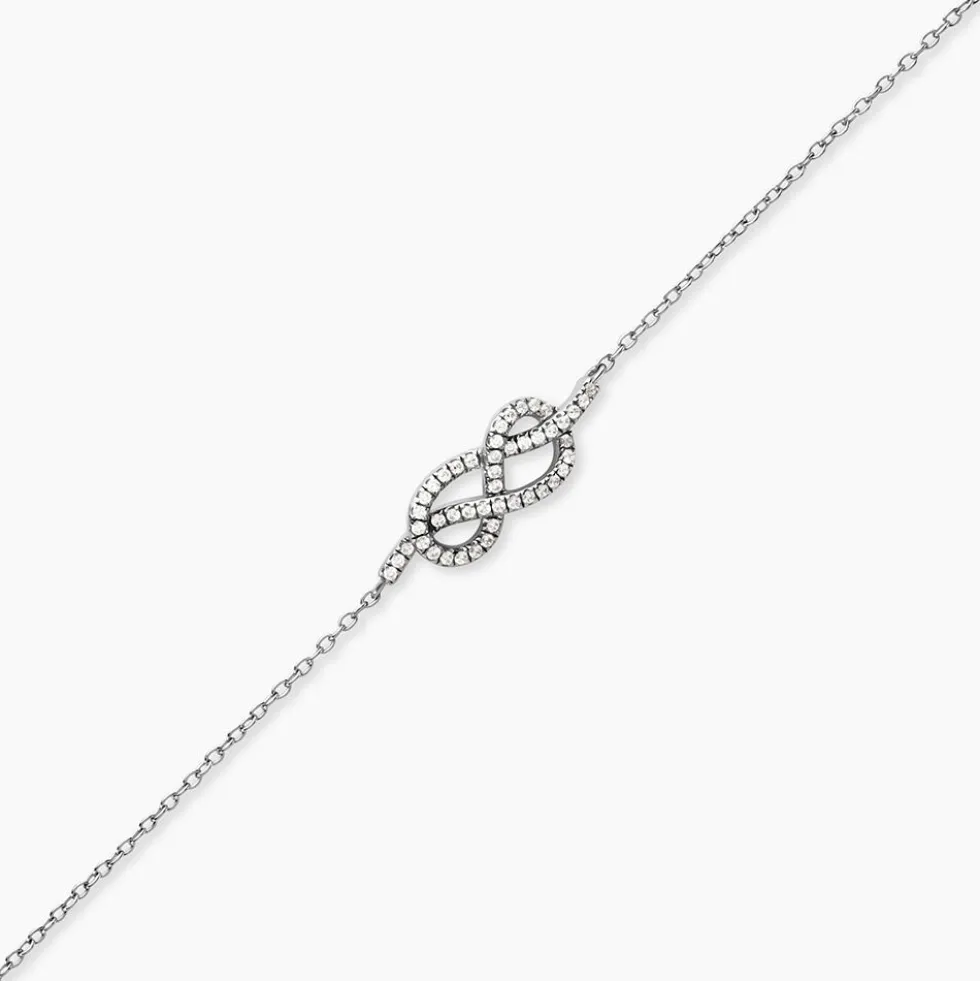 Bracelet Fiorine Argent Blanc Oxyde De Zirconium