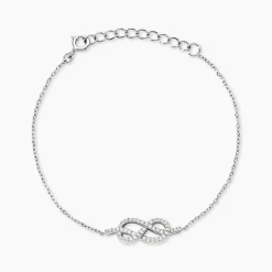 Bracelet Fiorine Argent Blanc Oxyde De Zirconium