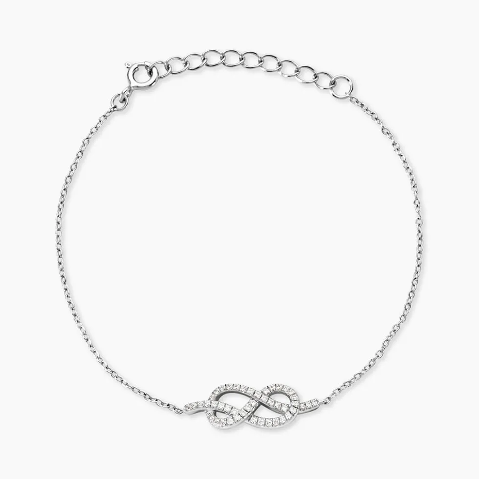 Bracelet Fiorine Argent Blanc Oxyde De Zirconium