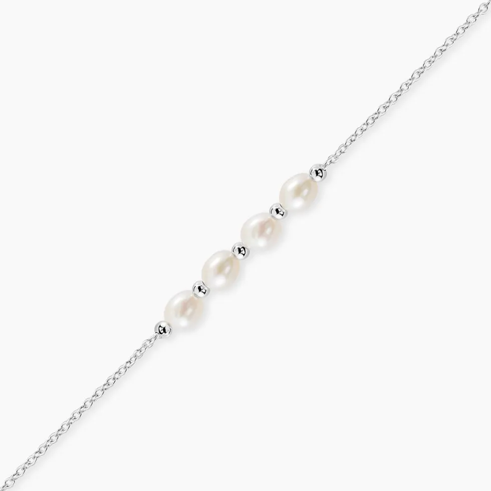 Bracelet Flawless Argent Blanc Perle De Culture
