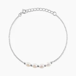 Bracelet Flawless Argent Blanc Perle De Culture
