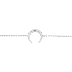 Bracelet Gemilina Argent Blanc Oxyde De Zirconium
