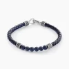 Bracelet Genaelleae Acier Blanc Agate