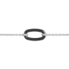 Bracelet Greta Argent Blanc Céramique Et Oxyde De Zirconium