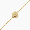 Bracelet Guess G Crystal Acier Jaune Oxyde De Zirconium