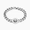 Bracelet Guess Lion King Acier Blanc
