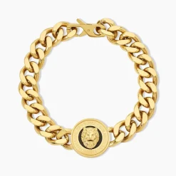 Bracelet Guess Lion King Acier Jaune