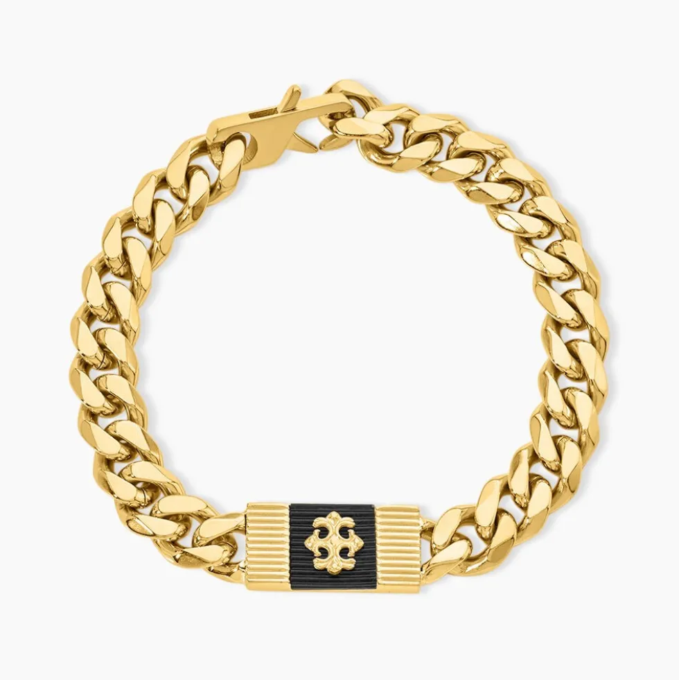 Bracelet Guess Rebel Moon Acier Jaune
