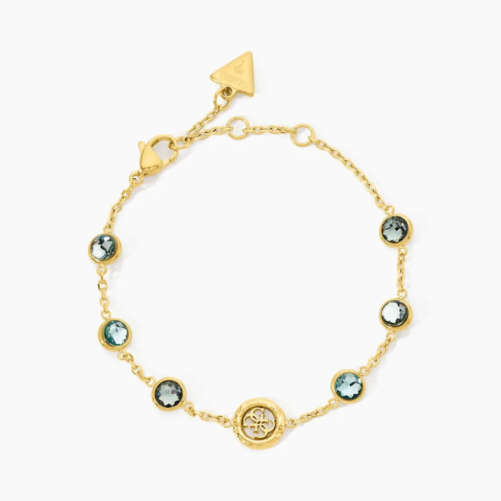 Bracelet Guess Tiny Dancer Acier Jaune Oxyde De Zirconium