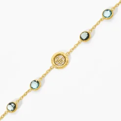 Bracelet Guess Tiny Dancer Acier Jaune Oxyde De Zirconium