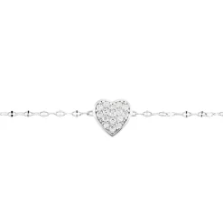 Bracelet Idan Argent Blanc Oxyde De Zirconium