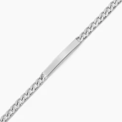 Bracelet Identité Argent Blanc Casper