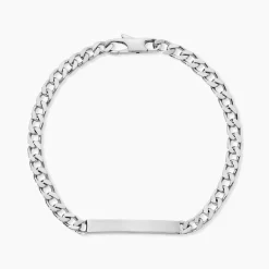 Bracelet Identité Argent Blanc Casper