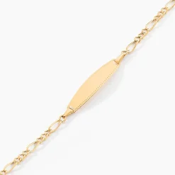 Bracelet Identité Bartolomee Or Jaune