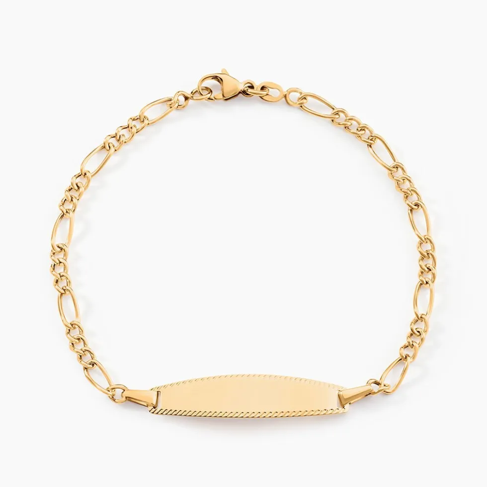 Bracelet Identité Bartolomee Or Jaune