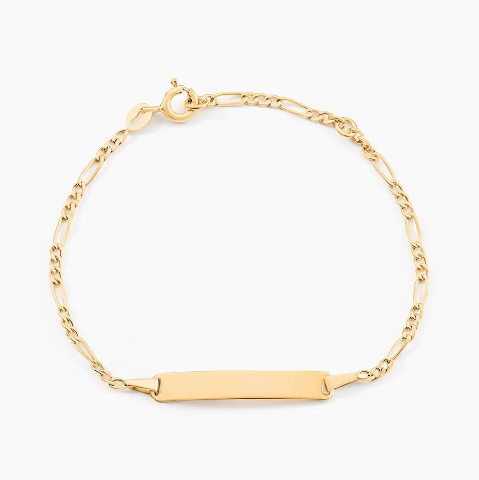 Bracelet Identité Bébé Bartolomee Or Jaune