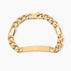 Bracelet Identité Bixente Plaqué Or Jaune