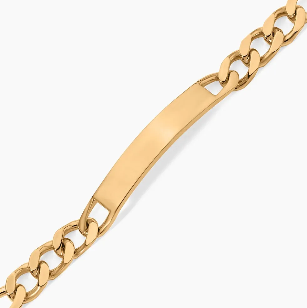 Bracelet Identité Bixente Plaqué Or Jaune