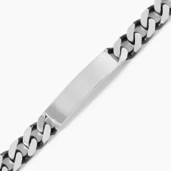 Bracelet Identité Casper Argent Gris