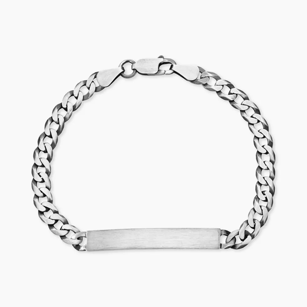 Bracelet Identité Casper Argent Gris