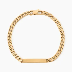Bracelet Identité Clement Plaqué Or Jaune