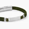 Bracelet Identité Jourdan Dikeledi Acier Argenté