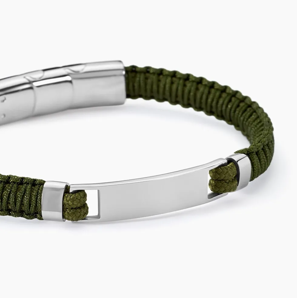 Bracelet Identité Jourdan Dikeledi Acier Argenté
