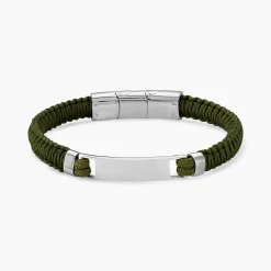 Bracelet Identité Jourdan Dikeledi Acier Argenté