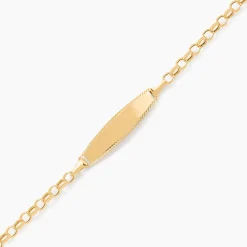 Bracelet Identité Marcel Maille Jaseron Or Jaune