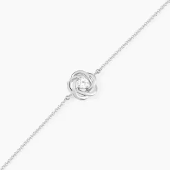 Bracelet Irmine Argent Blanc Oxyde De Zirconium