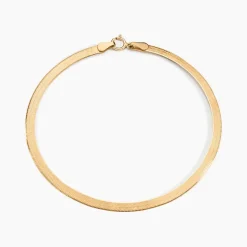 Bracelet Ivria Maille Heringbone Or Jaune