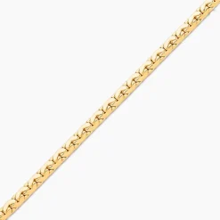 Bracelet Ivy Maille Haricot Or Jaune